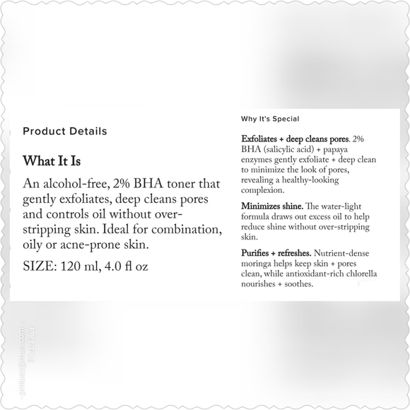 Farmacy Deep Sweep 2% BHA Toner - Picture 6 of 6